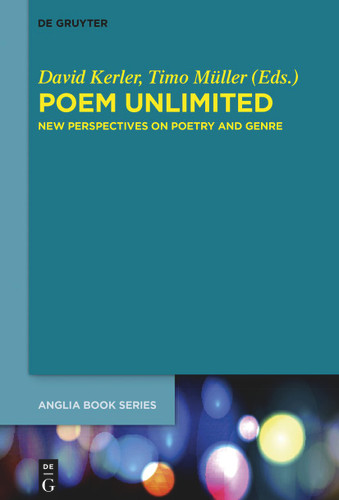 Poem Unlimited: New Perspectives on Poetry and Genre book cover by 