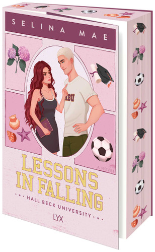 Lessons in Falling (Hall Beck University) book cover by Selina Mae
