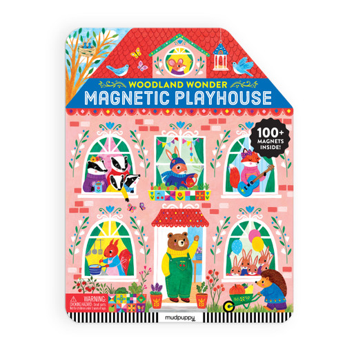 Woodland Wonder Magnetic Playhouse book cover by Mudpuppy