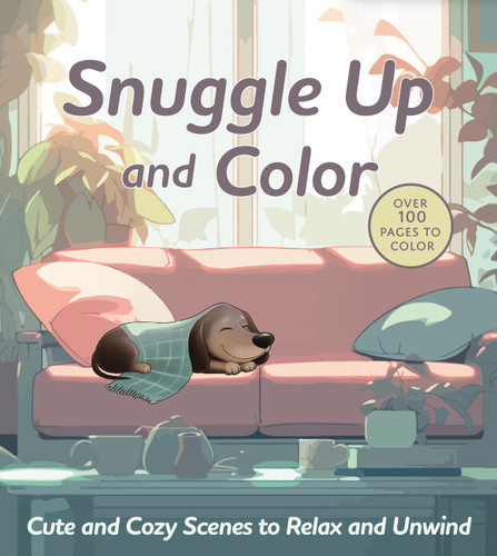 Snuggle Up and Color: Cute and Cozy Scenes to Relax and Unwind (Chartwell Coloring Books) book cover by Editors of Chartwell Books