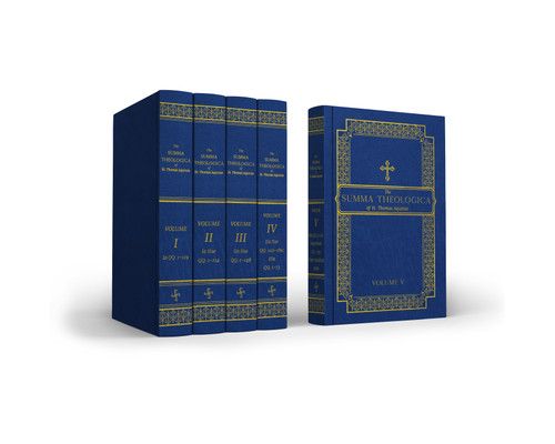 Summa Theologica book cover by Thomas Aquinas