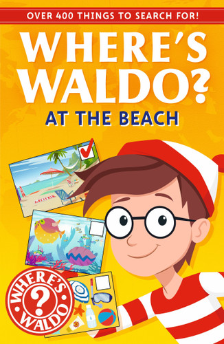 Where's Waldo? At the Beach: A Spot and Find Field Guide (Where's Waldo? Spot and Find Field Guides) book cover by Candlewick Press