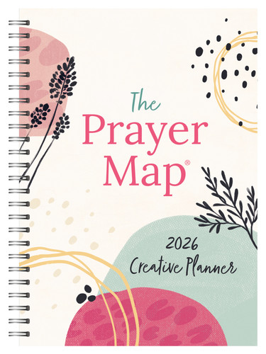 2026 Creative Planner The Prayer Map book cover by Compiled by Barbour Staff