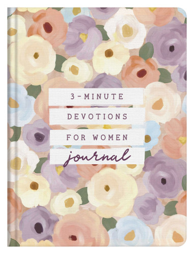 3-Minute Devotions for Women Journal (3-Minute Devotions) book cover by Compiled by Barbour Staff