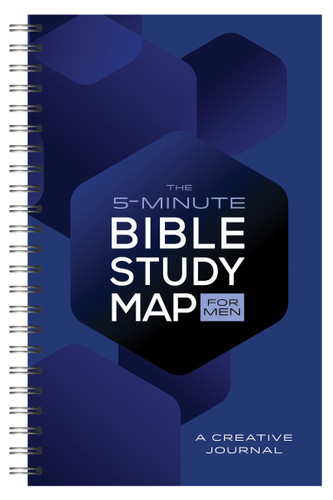The 5-Minute Bible Study Map for Men: A Creative Journal (Faith Maps) book cover by Compiled by Barbour Staff