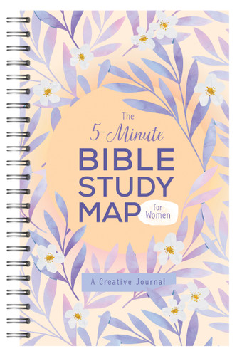The 5-Minute Bible Study Map for Women: A Creative Journal (Faith Maps) book cover by Compiled by Barbour Staff