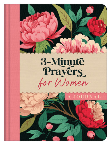 3-Minute Prayers for Women: A Journal (3-Minute Devotions) book cover by Compiled by Barbour Staff