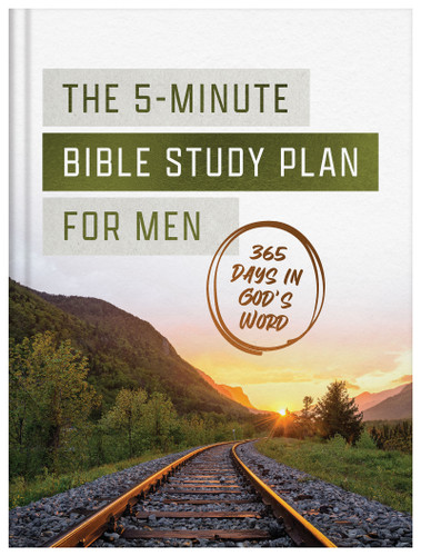 The 5-Minute Bible Study Plan for Men: 365 Days in God’s Word book cover by Compiled by Barbour Staff