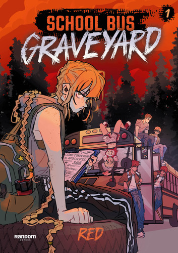 School bSchool Bus Graveyard in Spanish book cover by Red