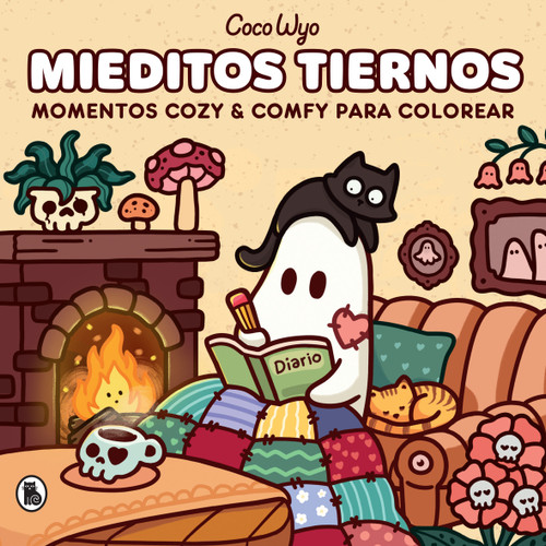 Mieditos Tiernos / Spooky Cutie: Coloring Book for Adults and Kids (COCO WYO) book cover by Coco Wyo