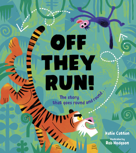 Off They Run! book cover by Katie Cotton