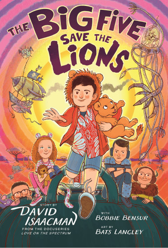The Big Five Save the Lions! book cover by Bobbie Bensur, David Isaacman