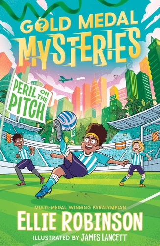 Gold Medal Mysteries: Peril on the Pitch (Gold Medal Mysteries) book cover by Ellie Robinson