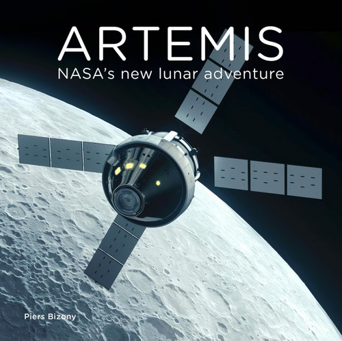 Artemis: NASA's New Lunar Adventure book cover by Piers Bizony