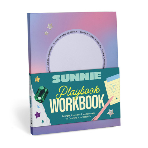Sunnie Playbook Workbook: Prompts, Exercises, and Moodboards for Curating Your Best Life (SUNNIE Gift) book cover by Sunnie