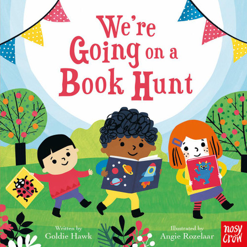 We're Going on a Book Hunt (We're Going on a) book cover by Goldie Hawk