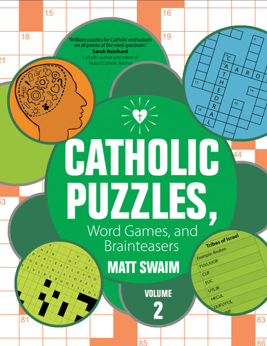 Catholic Puzzles, Word Games, and Brainteasers: Volume 2 book cover by Matt Swaim