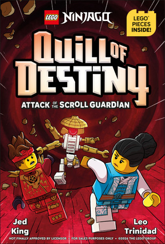 LEGO NINJAGO Quill of Destiny Attack of the Scroll Guardian (Quill of Destiny) book cover by Jed King