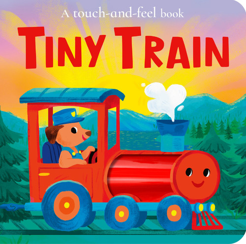 Tiny Train: A Tiny Touch and Feel Book book cover by Rosie Adams