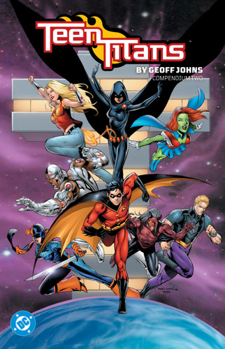 Teen Titans by Geoff Johns Compendium Two book cover by Geoff Johns