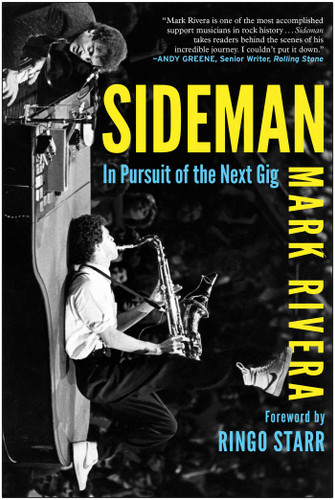 Sideman: In Pursuit of the Next Gig book cover by Mark Rivera