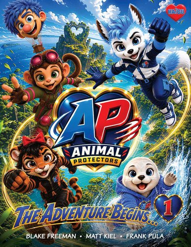 Animal Protectors: The Adventure Begins... book cover by Blake Freeman, Matt Kiel, Frank Pula