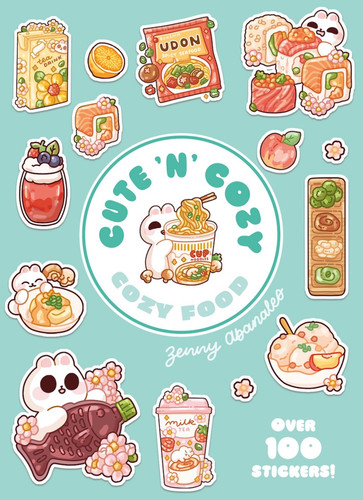 Cozy Food: A Cute 'n' Cozy Little Sticker Book (Cute 'n' Cozy) book cover by 
