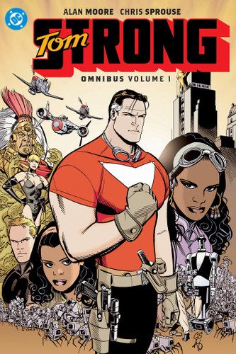 Tom Strong Omnibus Vol. 1 book cover by Alan Moore