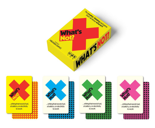 What's Not?: The creative-thinking card game that's all about what isn't book cover by Miranda Dumas
