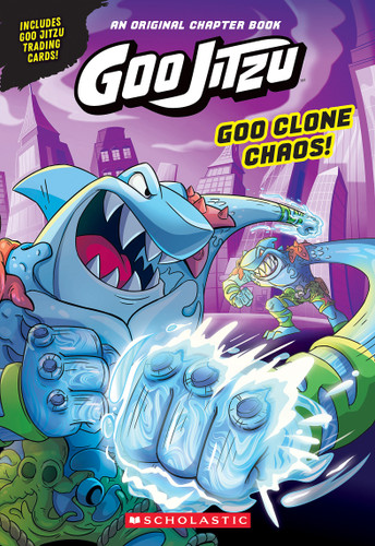 Goo Clone Chaos! (Goo Jitzu Chapter Book #2) book cover by Katherine Noll