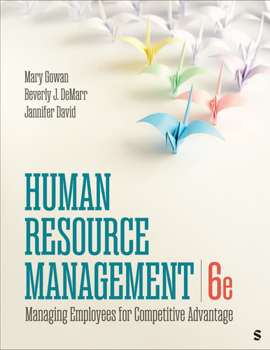 Human Resource Management: Managing Employees for Competitive Advantage book cover by Mary Gowan, Beverly J. DeMarr, Jannifer David