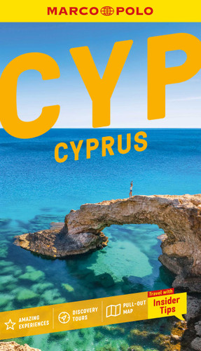 Marco Polo Cyprus Pocket Guide with Fold-Out Map: Covers Paphos, Ayia Napa and more (Marco Polo Pocket Guides) book cover by Marco Polo