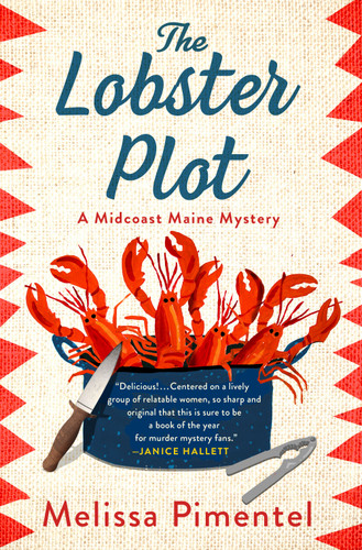 The Lobster Plot: A Midcoast Maine Mystery book cover by Melissa Pimentel