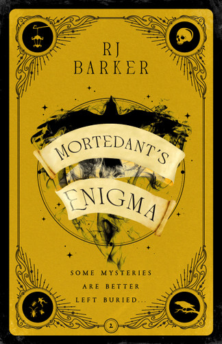 Mortedant's Enigma book cover by RJ Barker