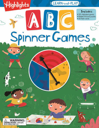 Highlights Learn-and-Play ABC Spinner Games (Highlights Learn-and-Play) book cover by 
