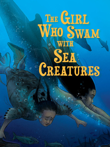 The Girl Who Swam with Sea Creatures: English Edition (Nunavummi Reading Series) book cover by Shawna Thomson
