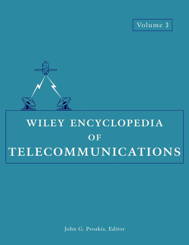 Wiley Encyclopedia of Telecommunications, Volume 3 book cover by 