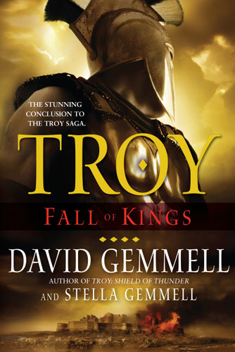 Troy: Fall of Kings (The Troy Trilogy) book cover by David Gemmell, Stella Gemmell