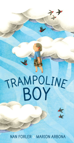Trampoline Boy book cover by Nan Forler