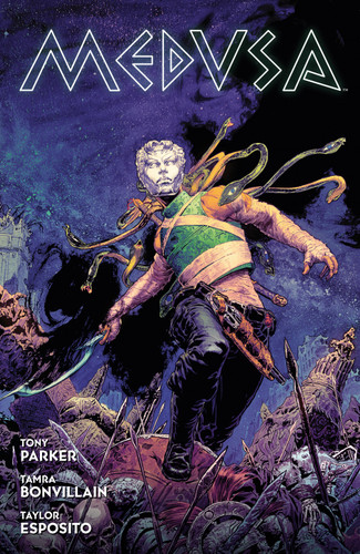 Medusa book cover by Tony Parker