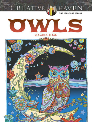 Creative Haven Owls Coloring Book (First Edition) Cover