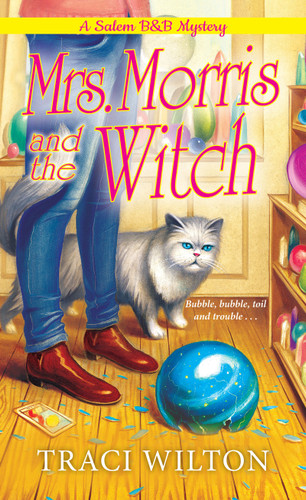 Mrs. Morris and the Witch (A Salem B&B Mystery) book cover by Traci Wilton