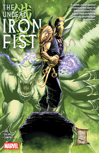 The Undead Iron Fist (THE UNDEAD IRON FIST) book cover by Jason Loo, Chris Claremont