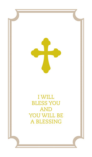 I Will Bless You and You Will Be a Blessing, Commemorative Wedding Booklet, Gift Edition book cover by Church Publishing Incorporated