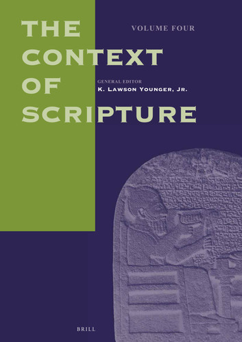 The Context of Scripture, Volume 4 Supplements (paperback) [9789004166745]