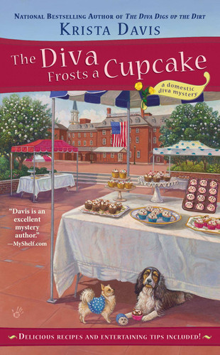 The Diva Frosts a Cupcake (A Domestic Diva Mystery) book cover by Krista Davis