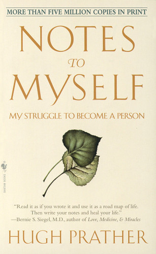 Notes to Myself: My Struggle to Become a Person book cover by Hugh Prather