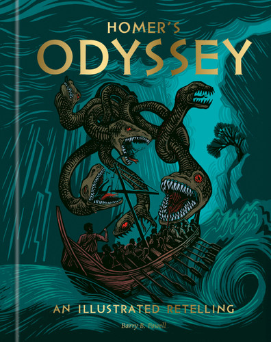 Homer's Odyssey: An Illustrated Retelling book cover by Barry B. Powell