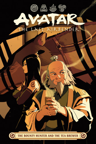 Avatar: The Last Airbender -- The Bounty Hunter and the Tea Brewer (Avatar: The Last Airbender) book cover by Faith Erin Hicks, Michael Dante DiMartino, Bryan Konietzko