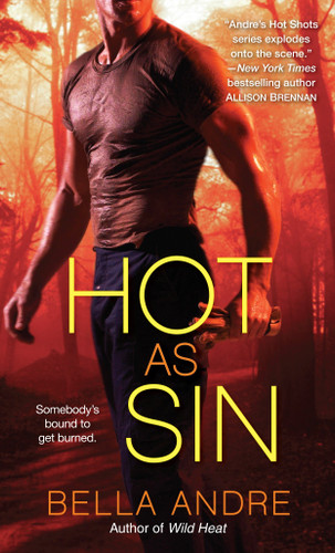 Hot as Sin: A Novel (Hot Shots Men of Fire) book cover by Bella Andre